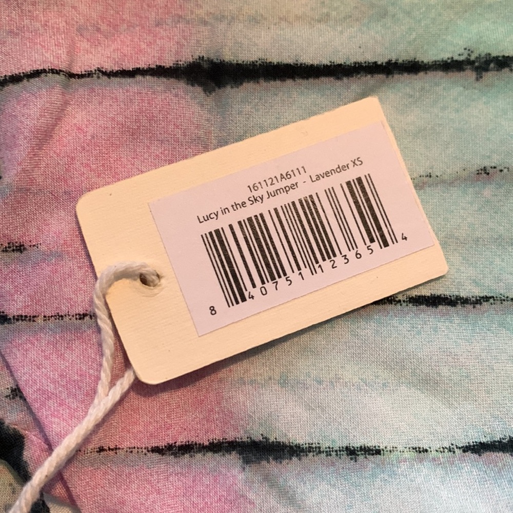 NWT Spell Lucy In The Sky Jumpsuit Spell & The Gypsy Collective Tie Dye Lace XS